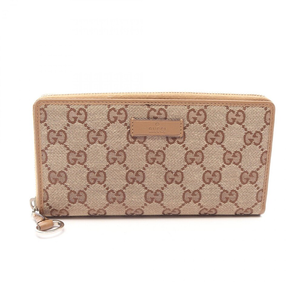 Gucci Gg Canvas Around Zipper Long #308074G42B